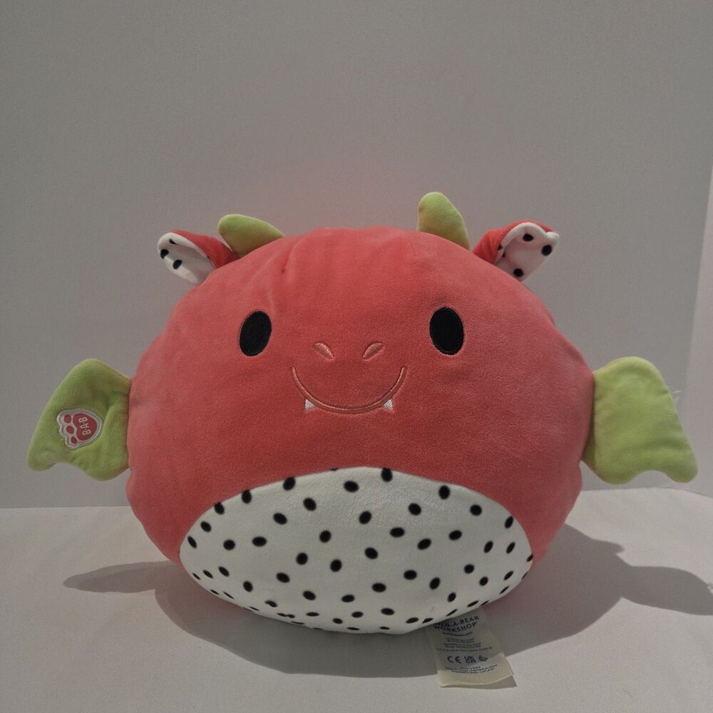 Build-a-Bear Skoosherz Pink Dragonfruit Bat 10" 2024 Stuffed Plush
